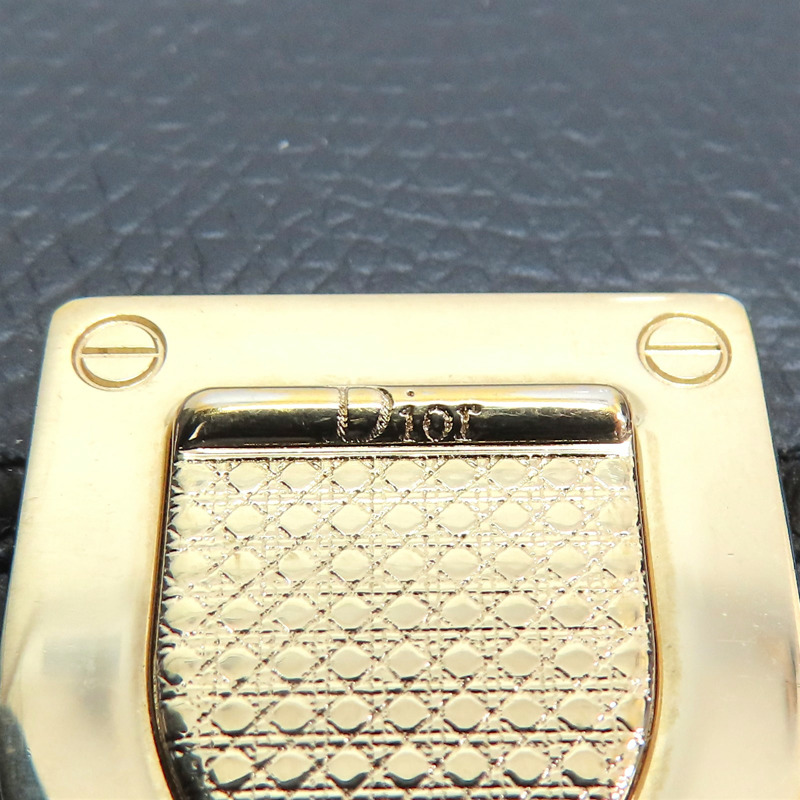 黑色 牛皮 Diorama 名片夾 卡夾 零錢包【Dior 迪奧】-6