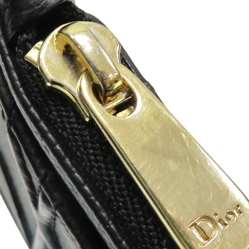 黑色 牛皮 Diorama 名片夾 卡夾 零錢包【Dior 迪奧】-12