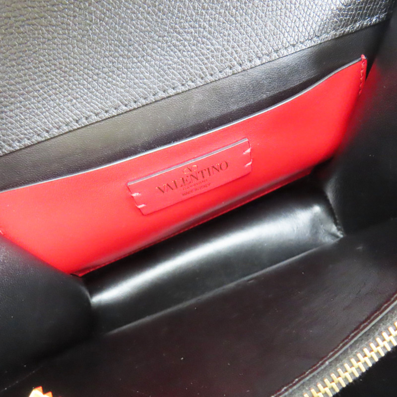 黑色 牛皮 Vsling 肩背包【VALENTINO 范倫鐵諾】-4