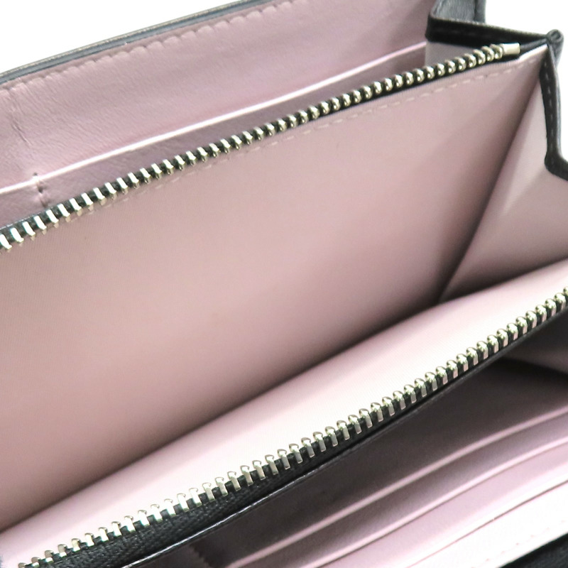 黑色 牛皮 Miss Dior 鍊帶 扣式長夾【GUCCI 古馳】-5