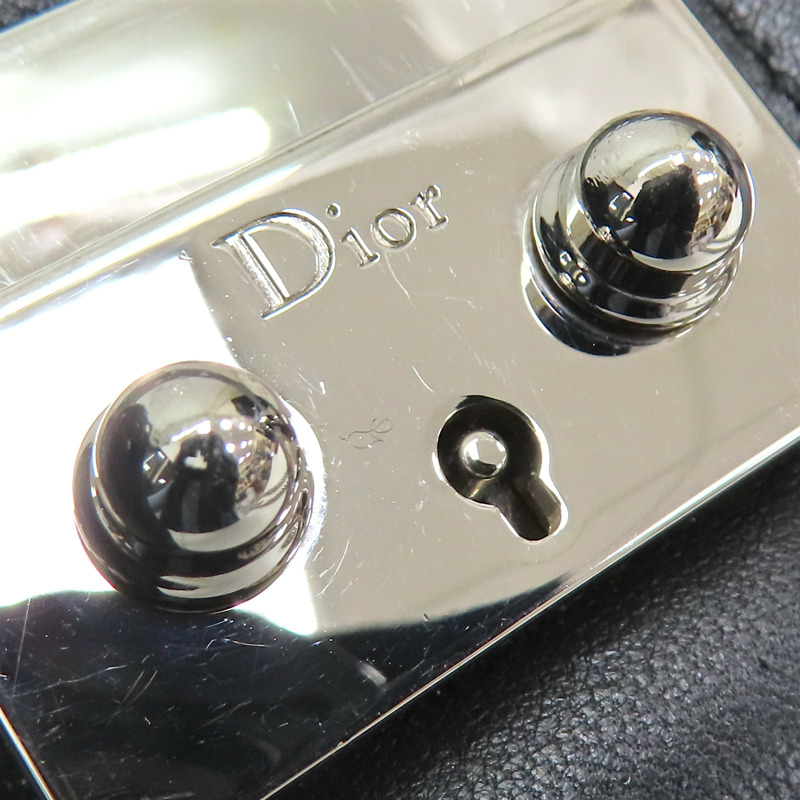 黑色 牛皮 Miss Dior 鍊帶 扣式長夾【GUCCI 古馳】-6