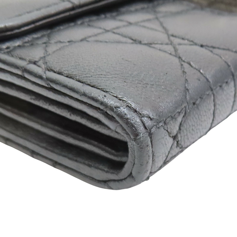 黑色 牛皮 Miss Dior 鍊帶 扣式長夾【GUCCI 古馳】-8