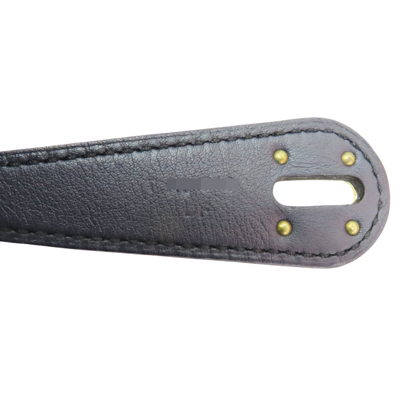 深藍 罌粟橘 Swift牛皮 Lindy 26 肩背包 金釦 T刻【HERMES 愛馬仕】-6