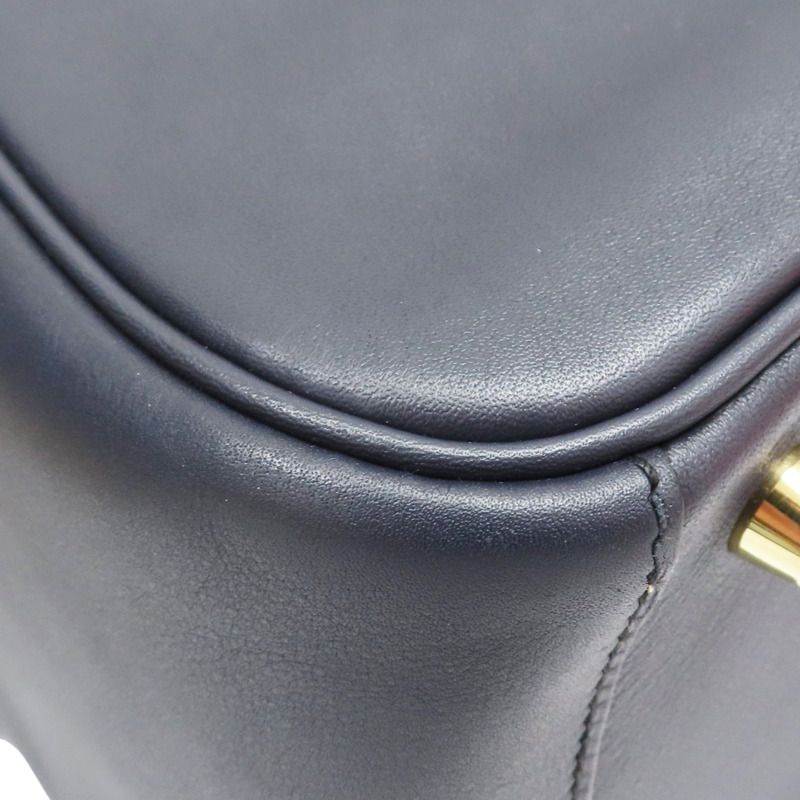 深藍 罌粟橘 Swift牛皮 Lindy 26 肩背包 金釦 T刻【HERMES 愛馬仕】-8