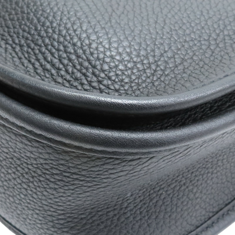 黑色 Taurillon牛皮 Evelyne 29 肩背包 C刻 銀扣【HERMES 愛馬仕】-13