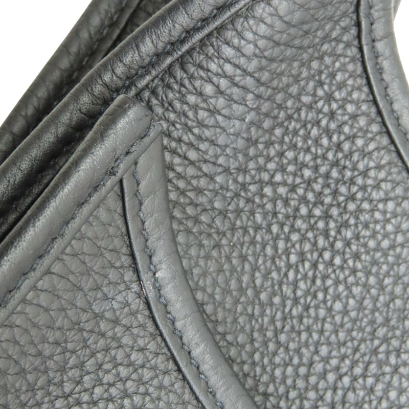 黑色 Taurillon牛皮 Evelyne 29 肩背包 C刻 銀扣【HERMES 愛馬仕】-16