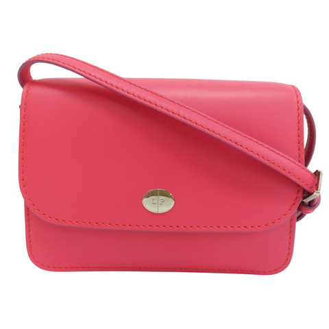 桃粉色 牛皮 肩背包【Loro Piana 諾悠翩雅】