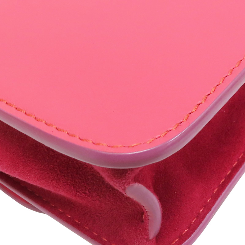 桃粉色 牛皮 肩背包【Loro Piana 諾悠翩雅】-8