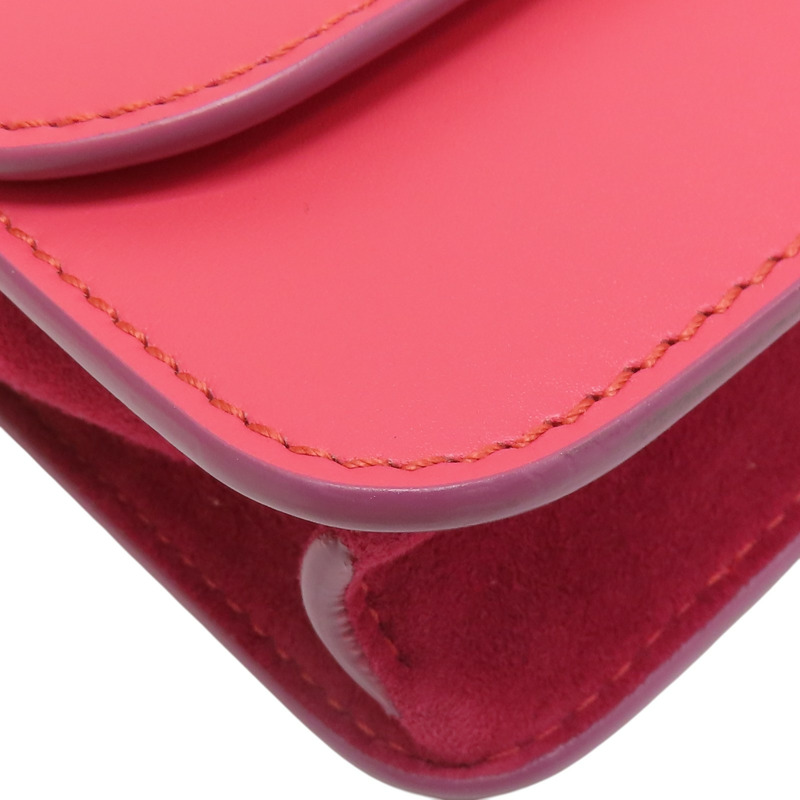 桃粉色 牛皮 肩背包【Loro Piana 諾悠翩雅】-10