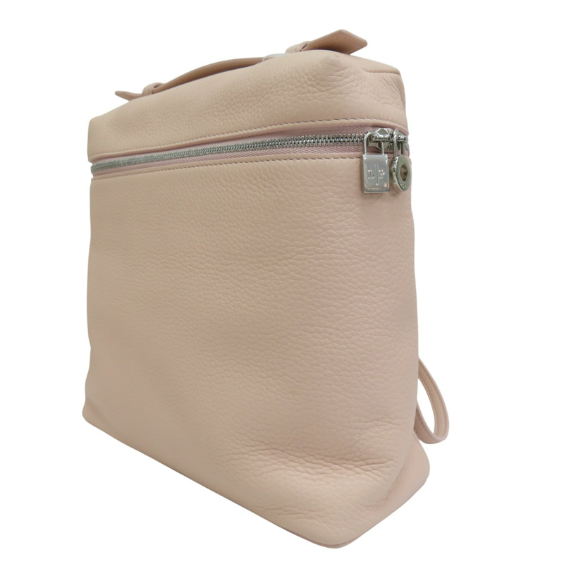 粉色 牛皮 Extra pocket 後背包【Loro Piana 諾悠翩雅】-2