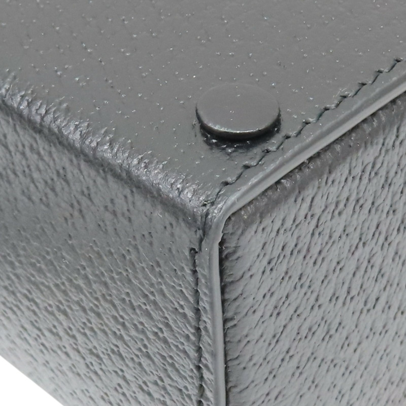 黑色 牛皮 手機包 Vertical Horsebit 1955 肩背包【GUCCI 古馳】 732302-11