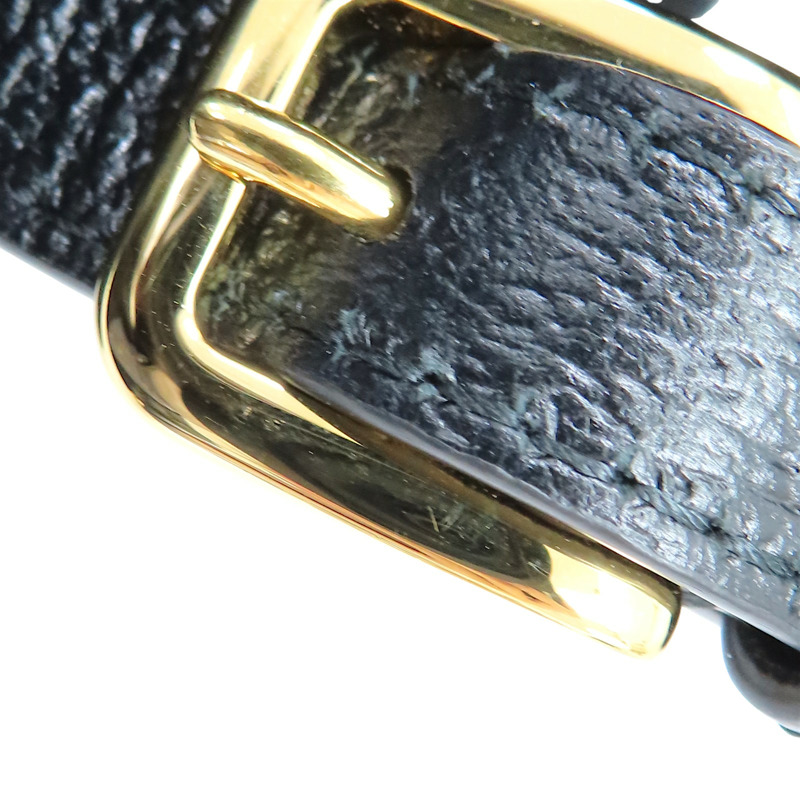 黑色 牛皮 手機包 Vertical Horsebit 1955 肩背包【GUCCI 古馳】 732302-13