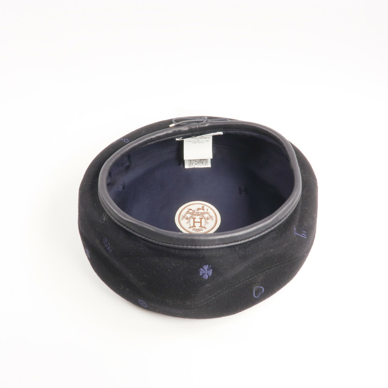HERMES Cashmere Beret Hat帽子-4