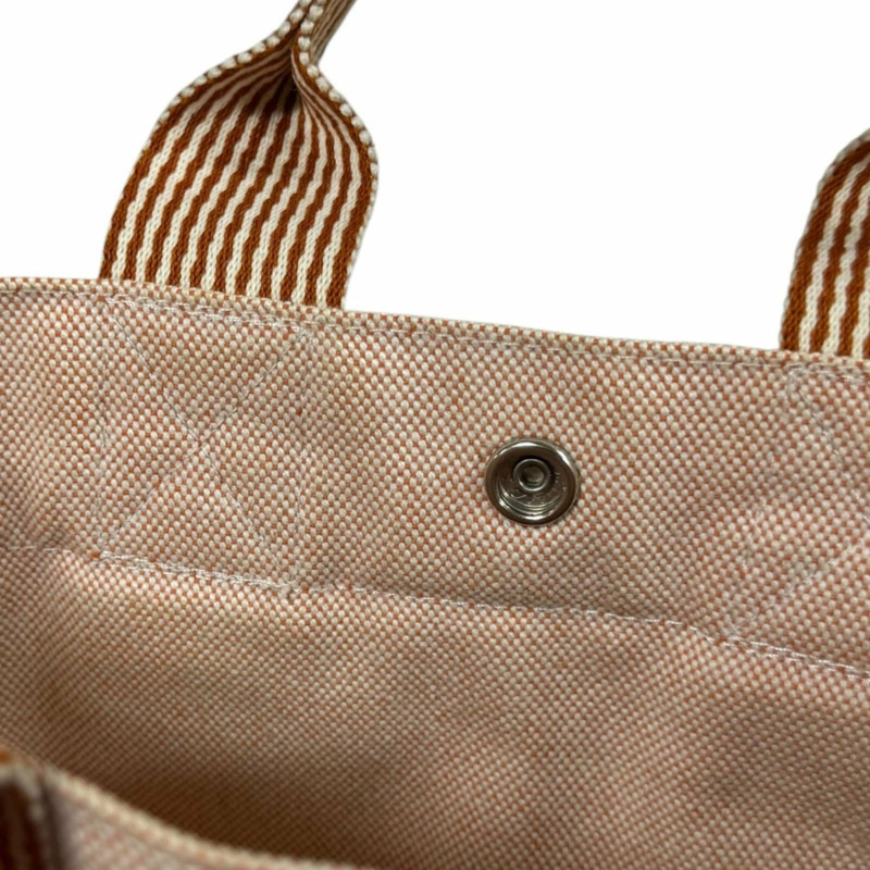 愛馬仕新款 PM 托特包,帆布材質,橙色,女士款,二手,愛馬仕-7