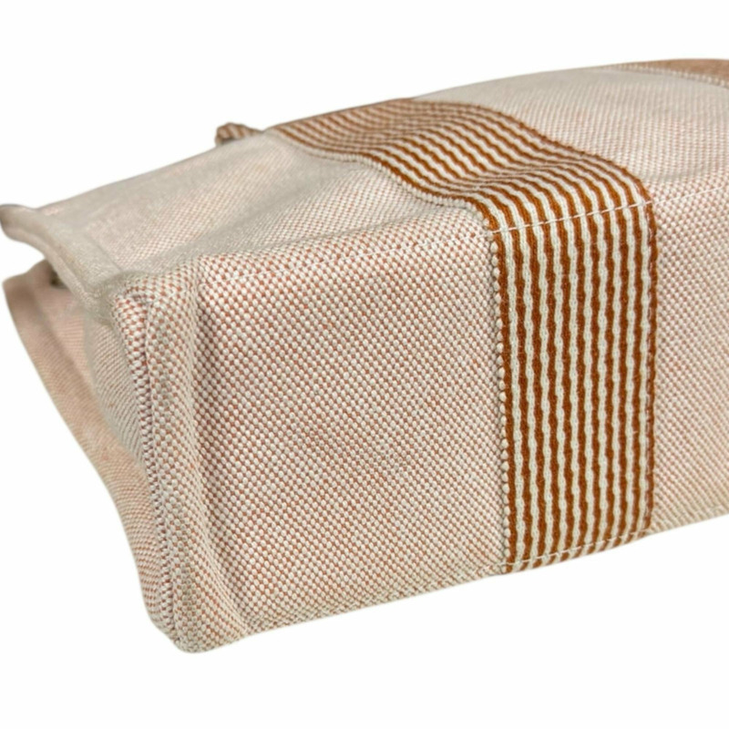 愛馬仕新款 PM 托特包,帆布材質,橙色,女士款,二手,愛馬仕-8