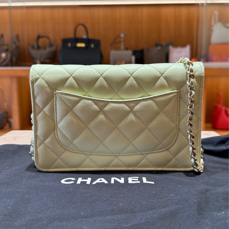CHANEL 香奈兒 WOC 果綠色-2