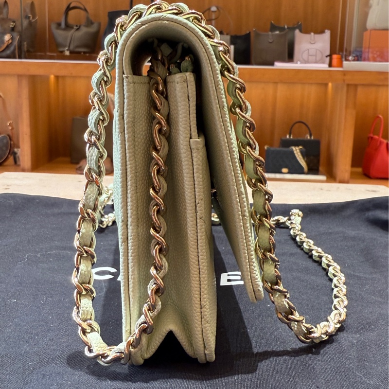 CHANEL 香奈兒 WOC 果綠色-3