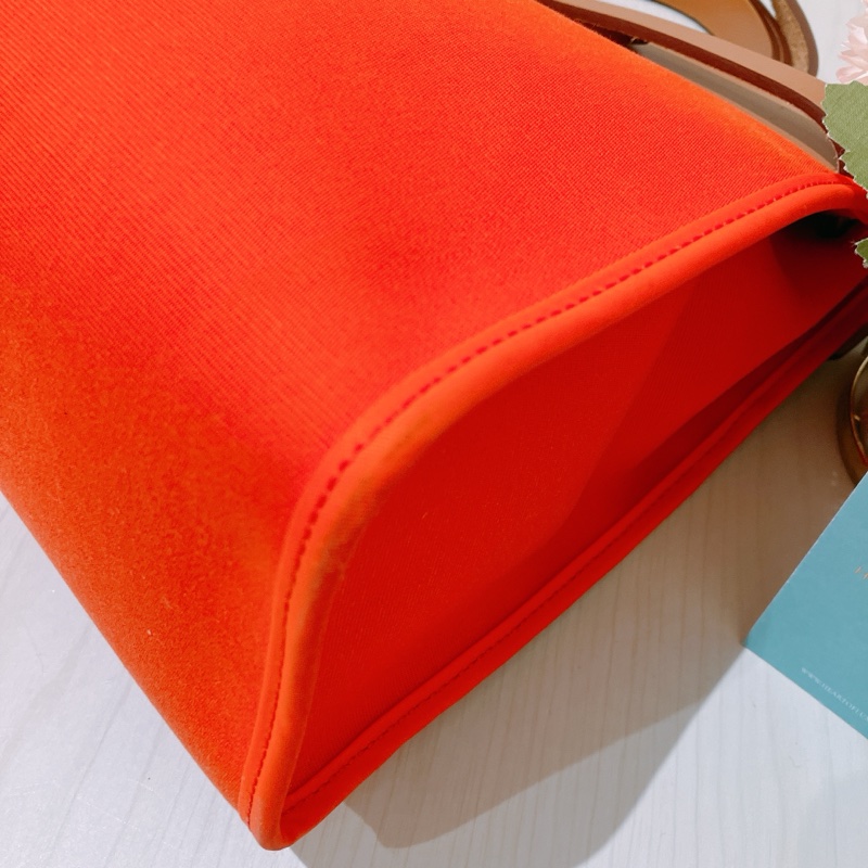 TK1913 HERMES 愛馬仕小號帆布翻蓋式兩用包包HERBAG 31 CANVAS-6