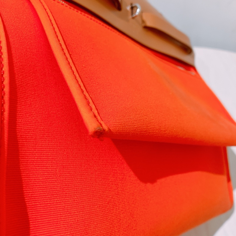 TK1913 HERMES 愛馬仕小號帆布翻蓋式兩用包包HERBAG 31 CANVAS-9