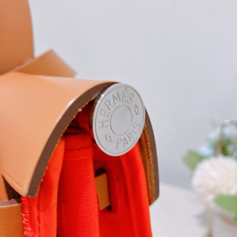 TK1913 HERMES 愛馬仕小號帆布翻蓋式兩用包包HERBAG 31 CANVAS-21