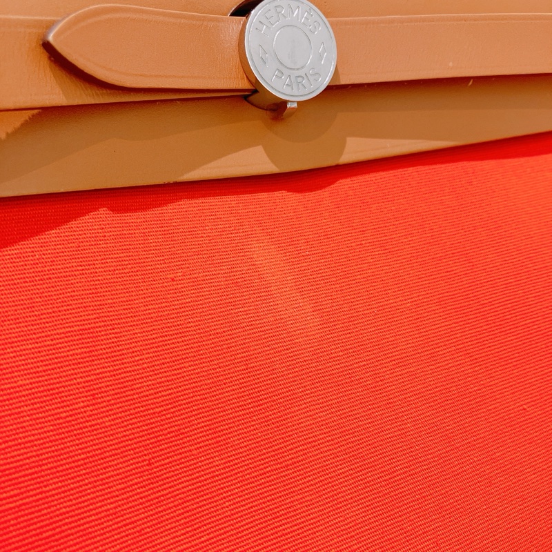 TK1913 HERMES 愛馬仕小號帆布翻蓋式兩用包包HERBAG 31 CANVAS-31