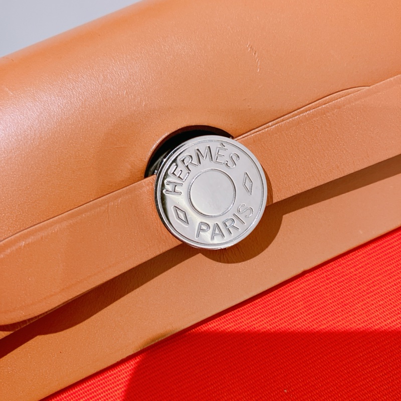 TK1913 HERMES 愛馬仕小號帆布翻蓋式兩用包包HERBAG 31 CANVAS-32