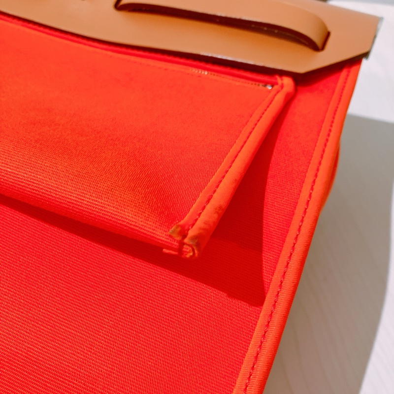 TK1913 HERMES 愛馬仕小號帆布翻蓋式兩用包包HERBAG 31 CANVAS-33