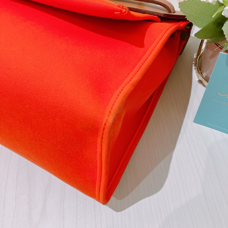 TK1913 HERMES 愛馬仕小號帆布翻蓋式兩用包包HERBAG 31 CANVAS-36