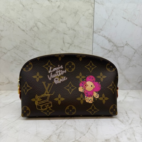LV 燈串粉色VIIENNE化妝包PM/M153271