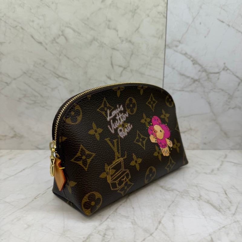 LV 燈串粉色VIIENNE化妝包PM/M153271-1