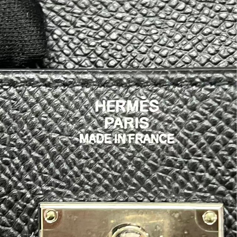 （已預留）Hermes 愛馬仕 Kelly 長夾/黑銀款/99閒置新美品-7