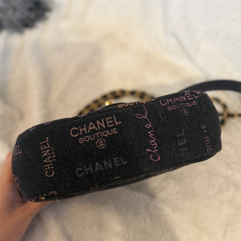 Chanel 香奈兒塗鴉牛仔 CF-7