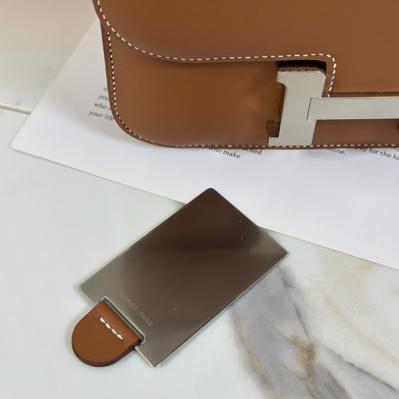 HERMES Mini constance 19 - 金棕銀 B-5