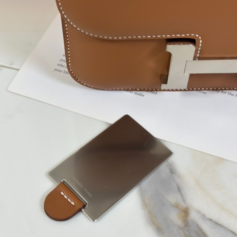 HERMES Mini constance 19 - 金棕銀 B-6