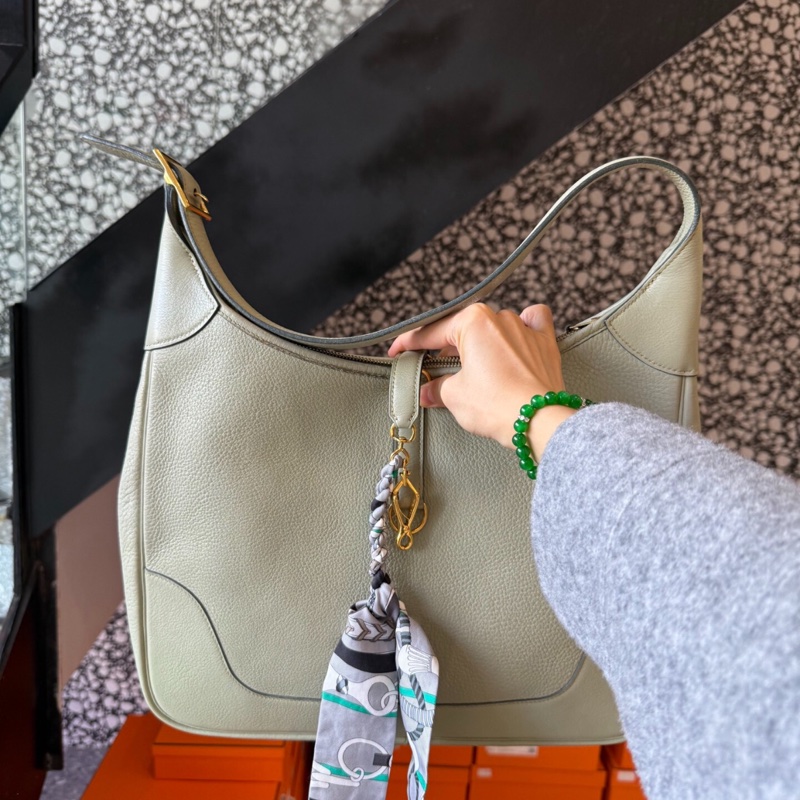 Hermes 愛馬仕鼠尾草灰 trim35-0