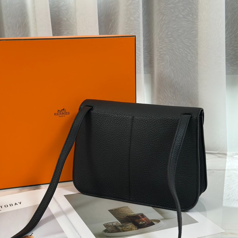 HERMES Halzan 25 - 黑金 W-6