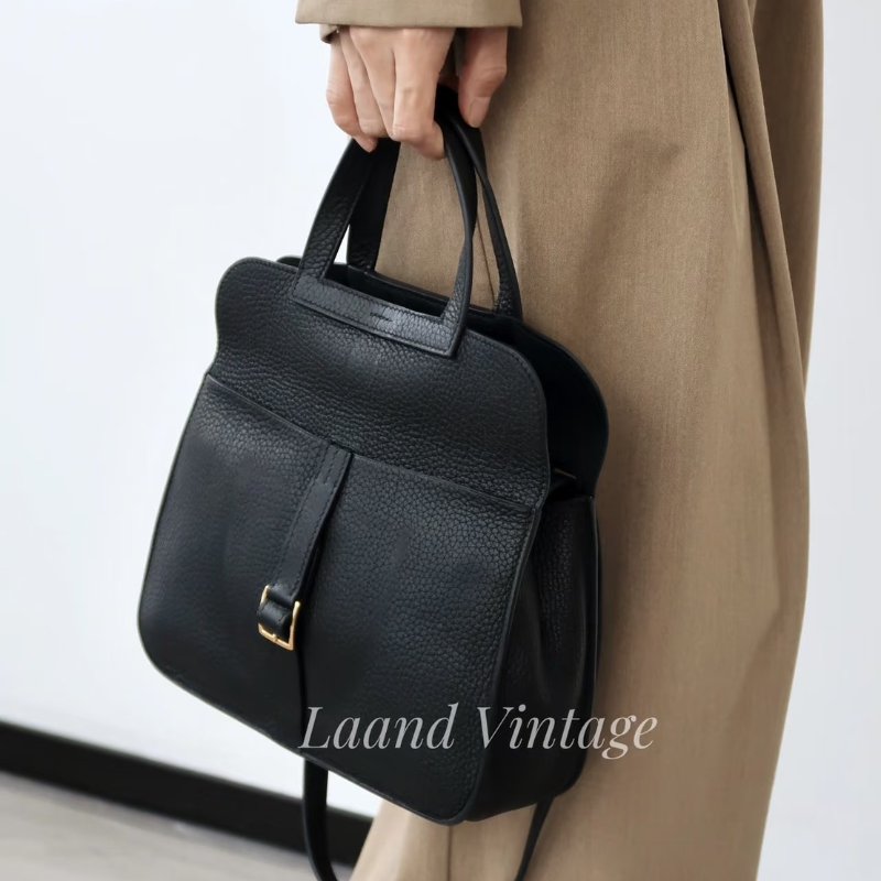 HERMES Halzan 25 - 黑金 W-8