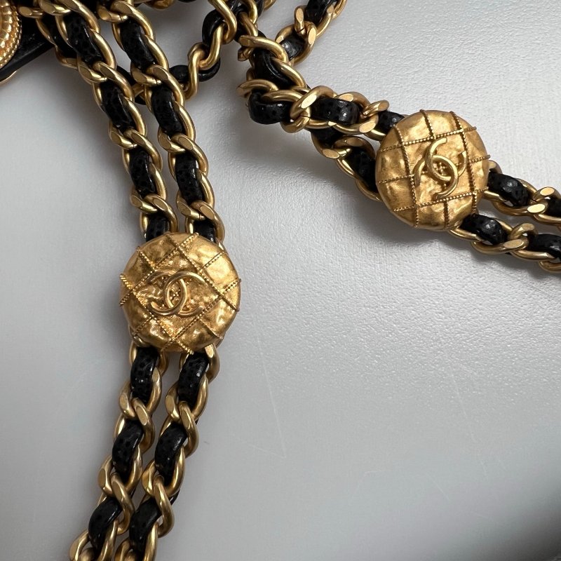 全新品 CHANEL CF方胖金幣荔枝黑  AS3368/晶片款-9