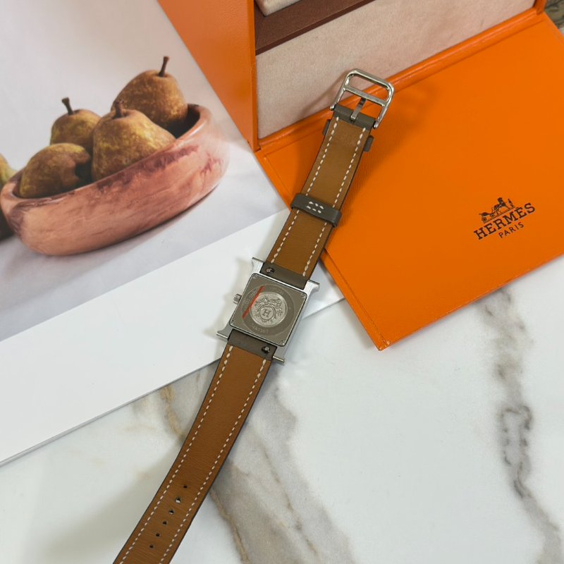 HERMES Heure H腕錶 - 21 灰銀 Y-4