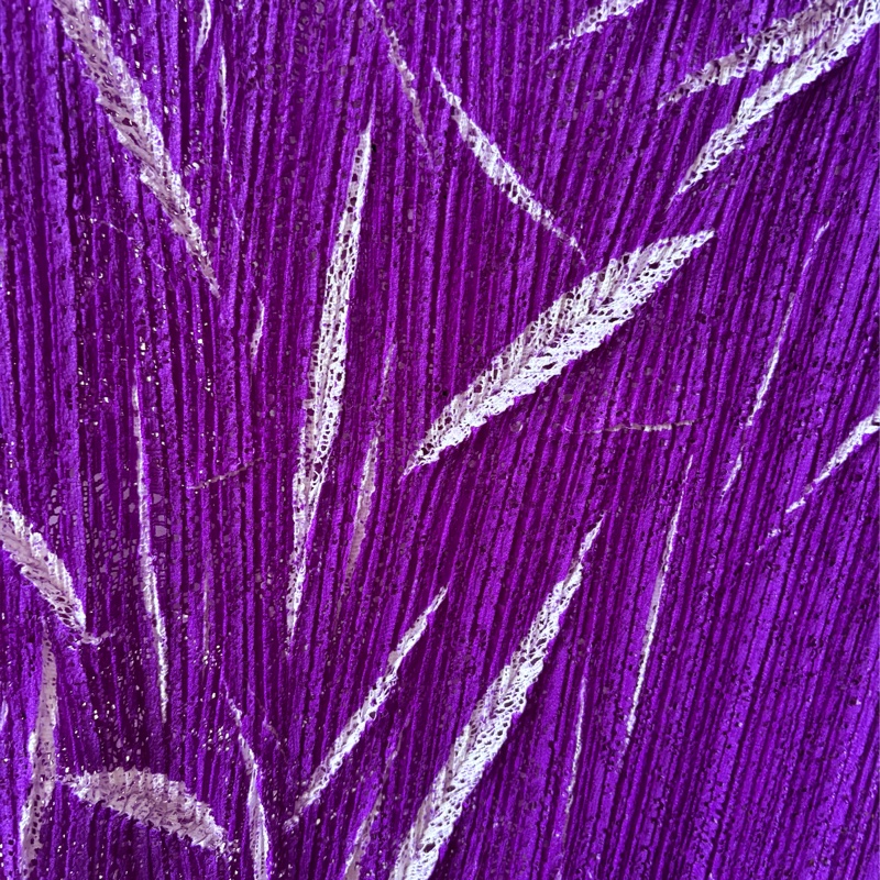 三宅一生紫色無袖洋裝+短袖外套-3