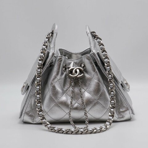 CHANEL 25 Mini hobo bag - 銀
