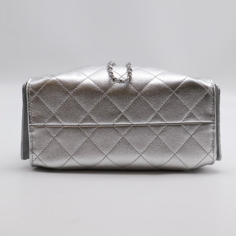 CHANEL 25 Mini hobo bag - 銀-5