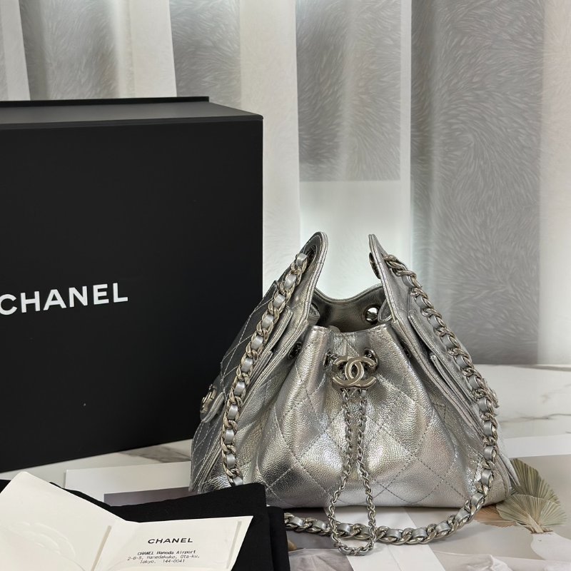 CHANEL 25 Mini hobo bag - 銀-7