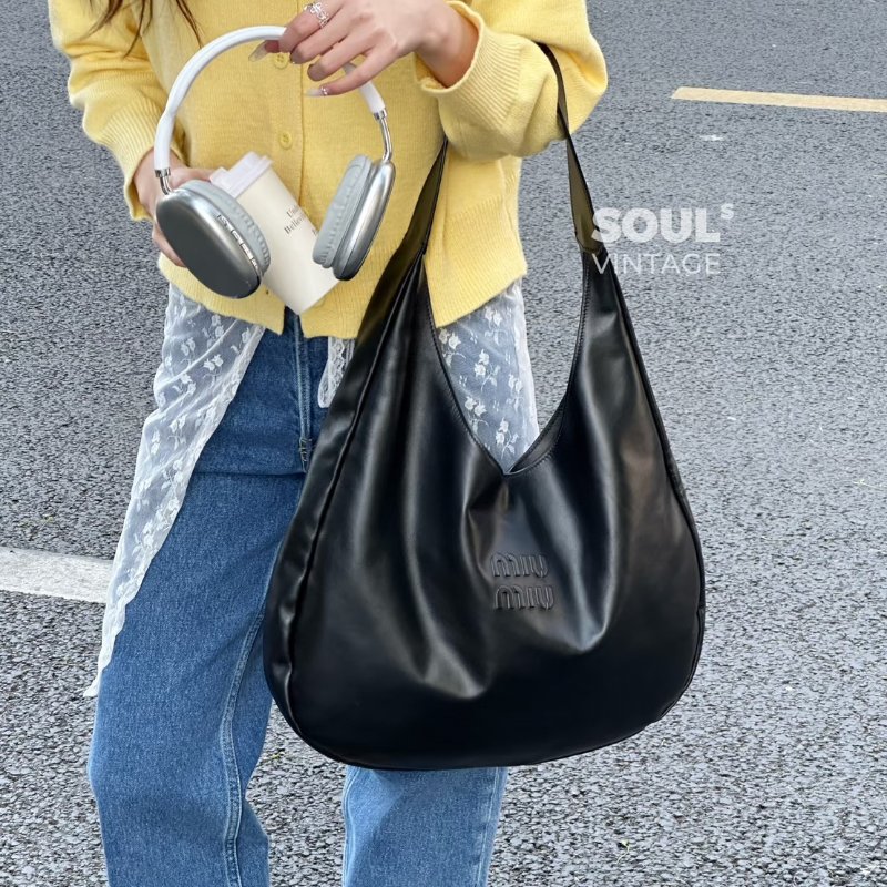 Miu Miu Hobo bag - 黑-8