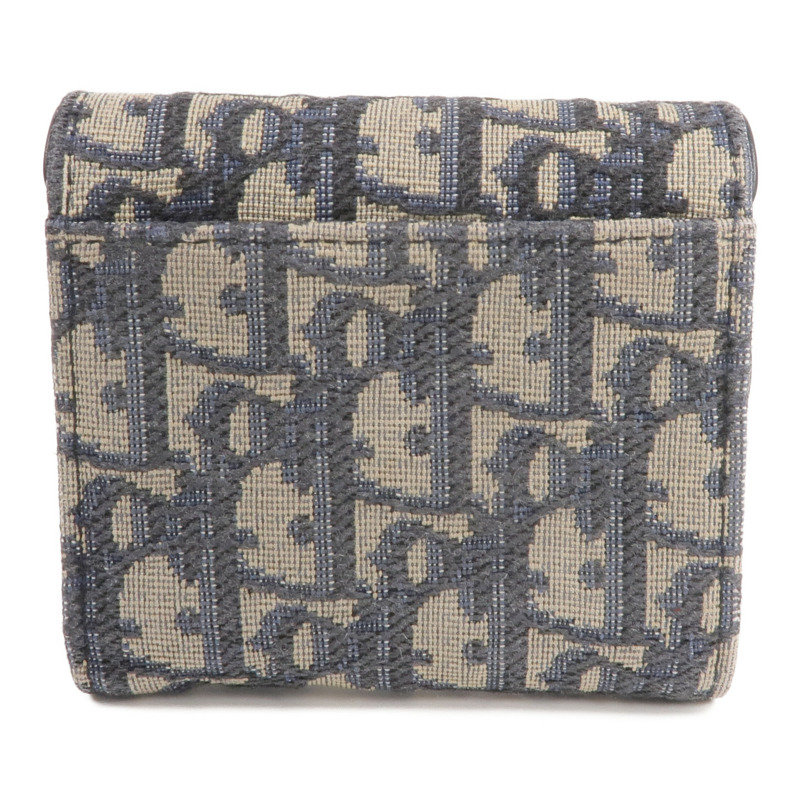 Dior 帆布Saddle Lotus Wallet金扣錢包-2