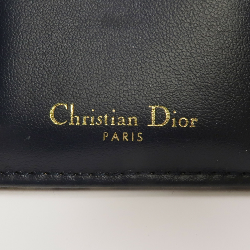 Dior 帆布Saddle Lotus Wallet金扣錢包-5