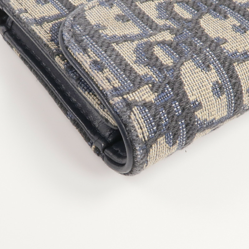 Dior 帆布Saddle Lotus Wallet金扣錢包-11