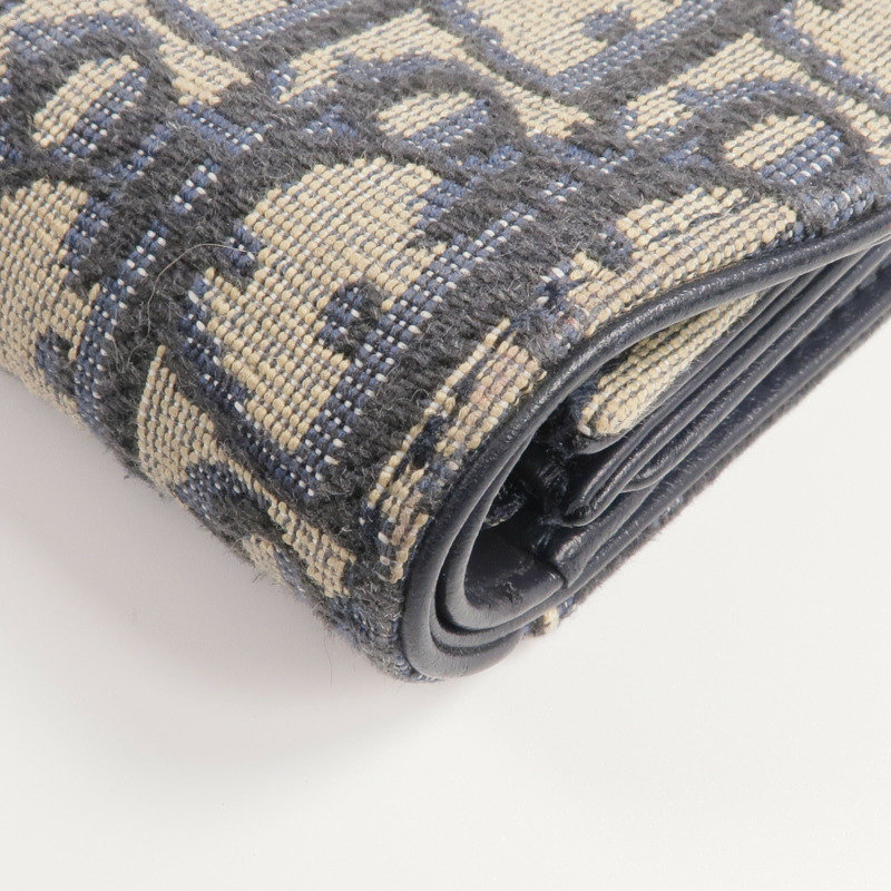 Dior 帆布Saddle Lotus Wallet金扣錢包-12