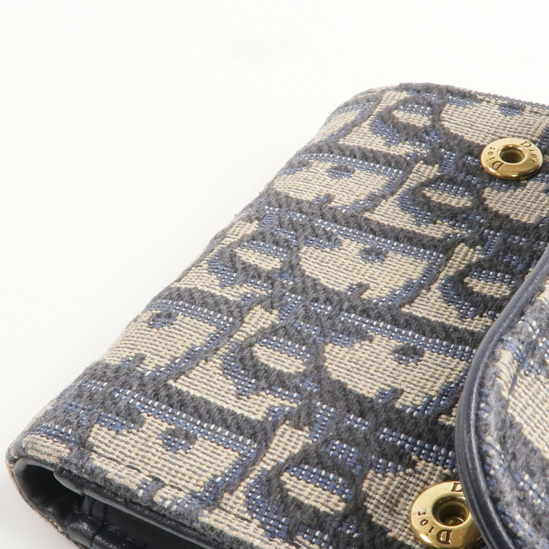 Dior 帆布Saddle Lotus Wallet金扣錢包-17