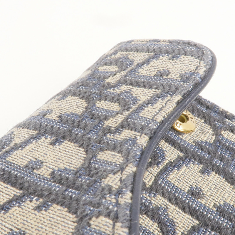 Dior 帆布Saddle Lotus Wallet金扣錢包-18